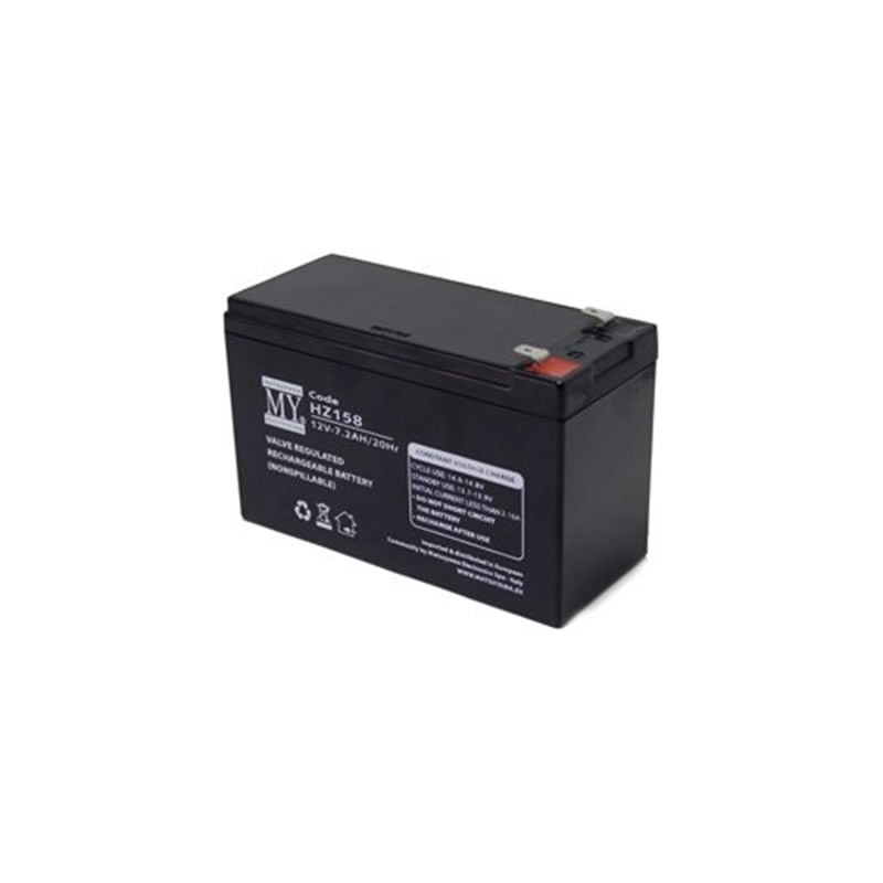 BATTERIA RICARICABILE MATSUYAMA AL PIOMBO 12V 7,2A (HZ158)