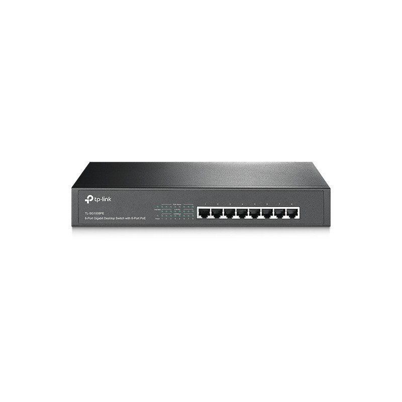 SWITCH RETE 8 PORTE 10/100/1000 TL-SG1008PE RACK POE