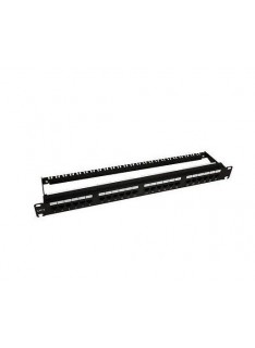 PANNELLO PATCH 24 PORTE MODULARE PERRACK 19" BLACK (PP00UTP24000)