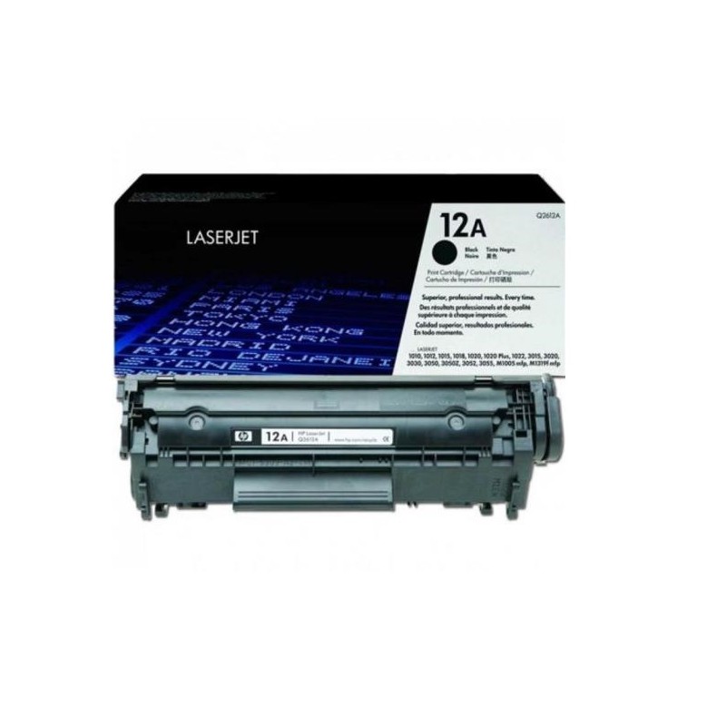 TONER ORIGINALE 12A (Q2612A) NERO