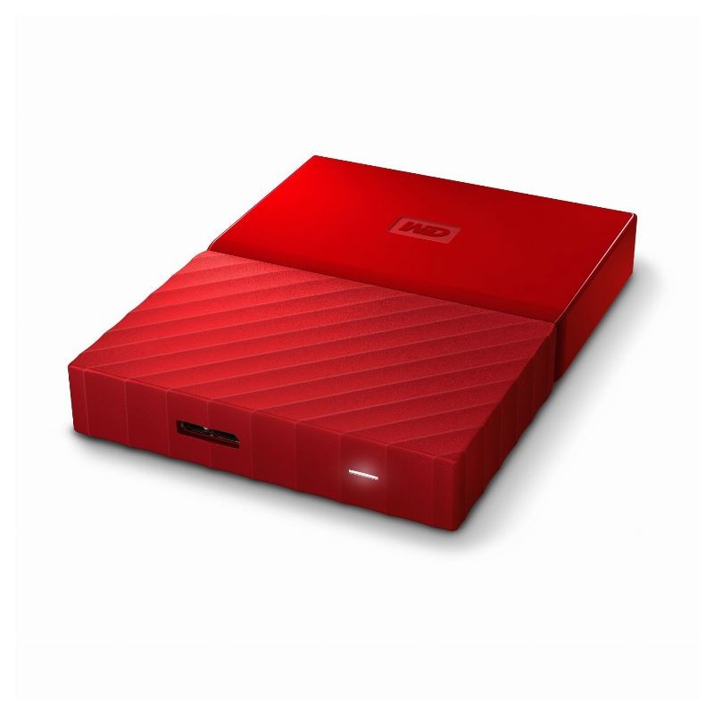 HARD DISK 1 TB ESTERNO MY PASSPORT USB 3.0 2,5 ROSSO (WDBYNN0010BRD-WESN)