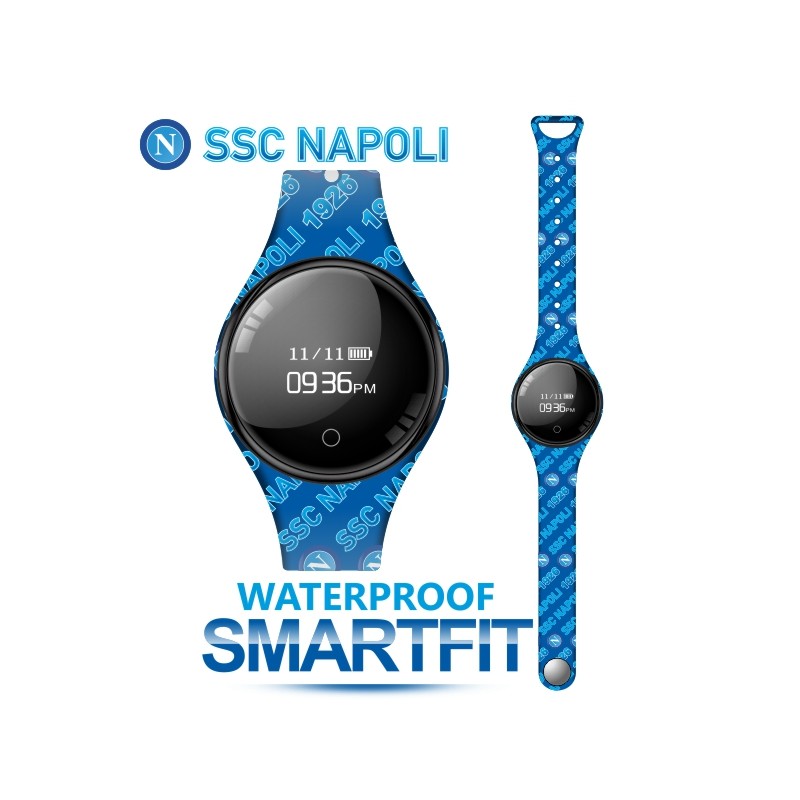BRACCIALE SMART TM-FREETIMENAP-WRIT SSC NAPOLI  BLU