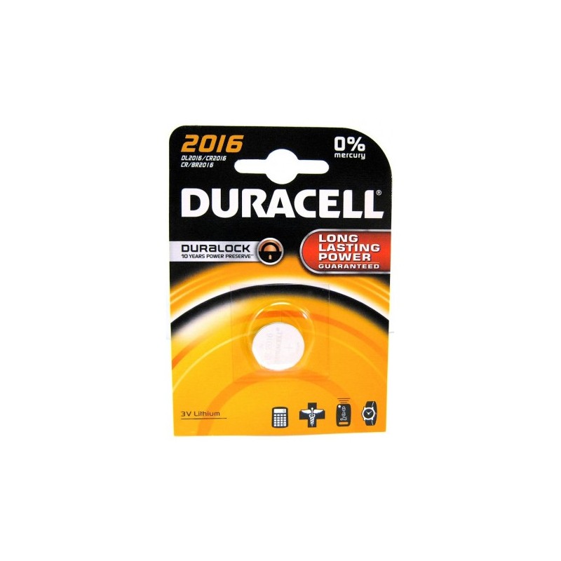 BATTERIE CD2016 3V LITIO 1PZ (CR2016 DURB1)