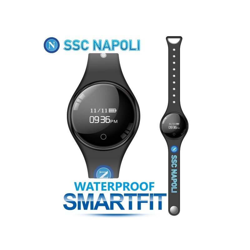 BRACCIALE SMART TM-FREETIMENAP-BK SSC NAPOLI NERO