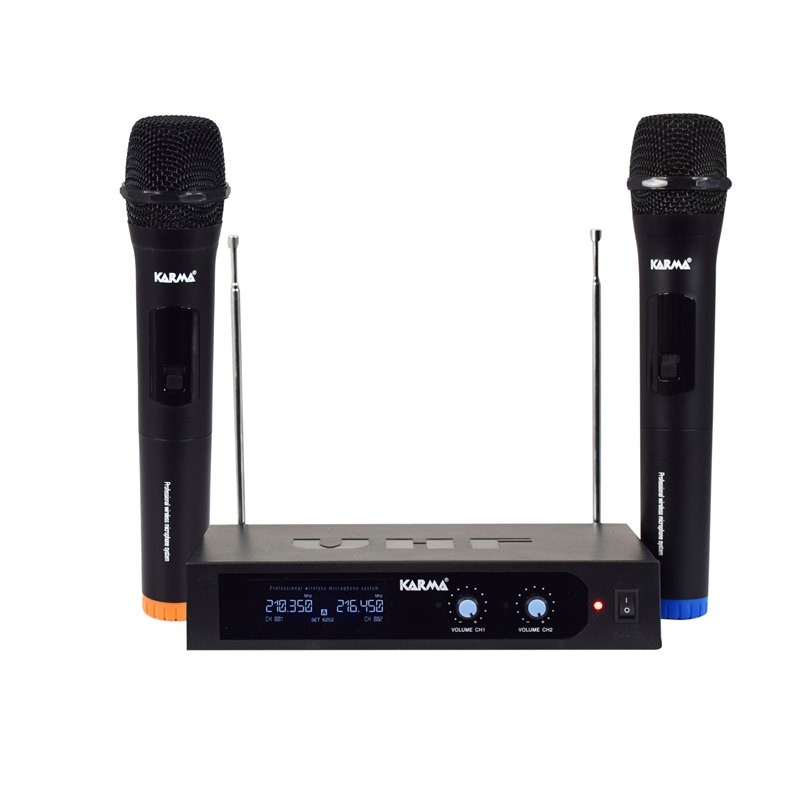 RADIOMICROFONO DOPPIO PALMARE VHF (SET 6252A)