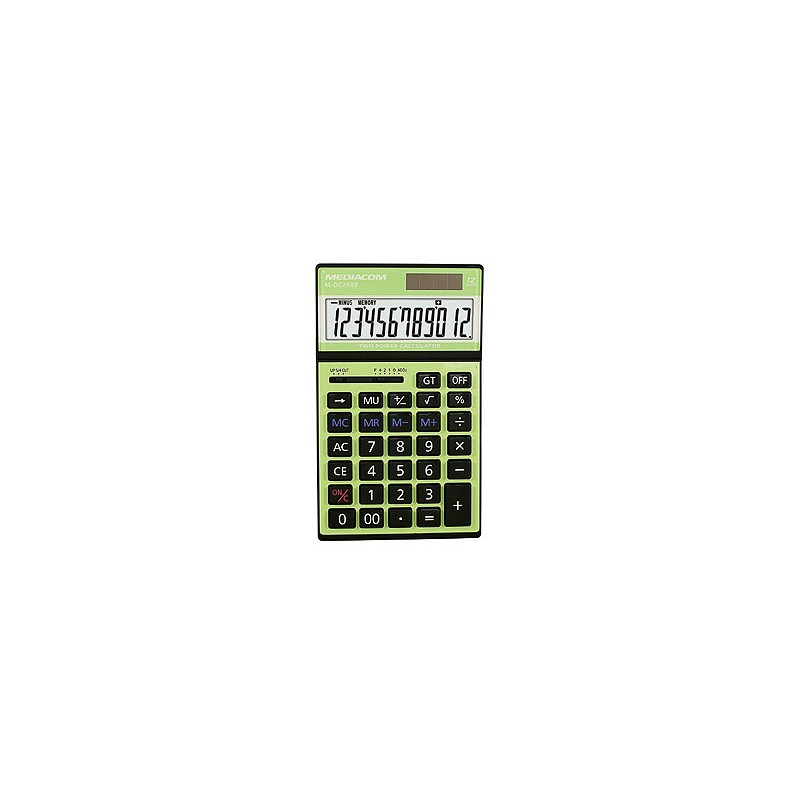 CALCOLATRICE 12 DIGITS DESKTOP DC2689 VERDE
