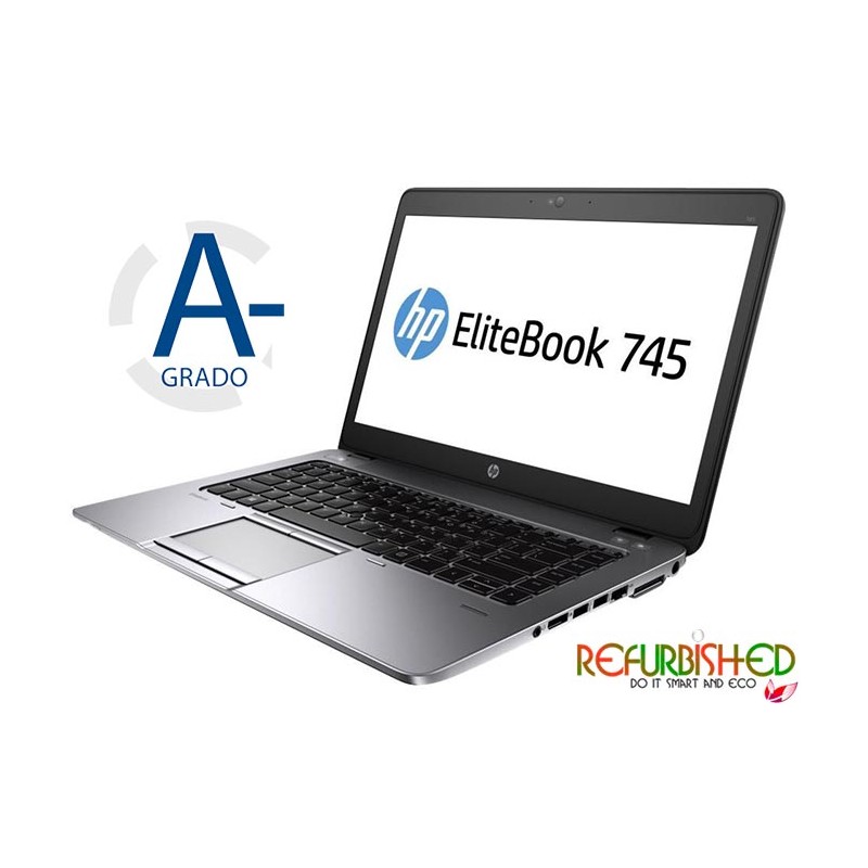 NOTEBOOK ELITEBOOK 745 AMD A8PRO-7150B 14" WINDOWS 10 - RICONDIZIONATO - GAR. 12 MESI