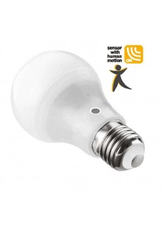 LAMPADA LED GOCCIA E27 10W LUCE CALDA 3000K SENSORE MOVIMENTO (DYA-240)