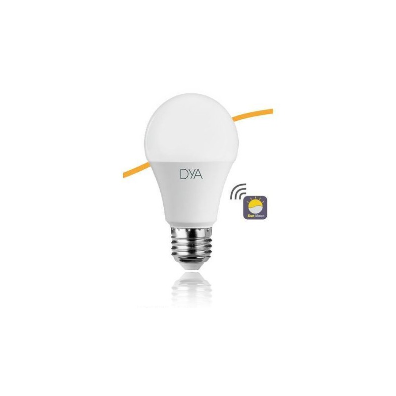 LAMPADA LED GOCCIA E27 10W LUCE FREDDA 6000K SENSORE CREPUSCOLARE (DYA-245)