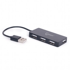 HUB 4 PORTE USB UHB-U2P4-03 NERO
