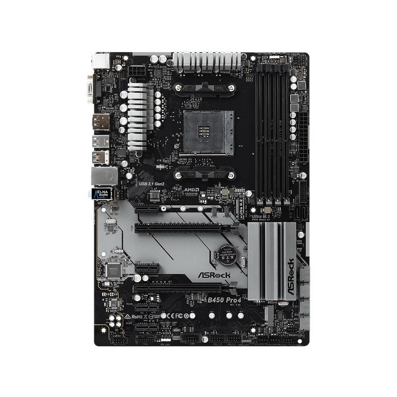 SCHEDA MADRE B450 PRO4 (90-MXB8B0-A0UAYZ) SK AM4