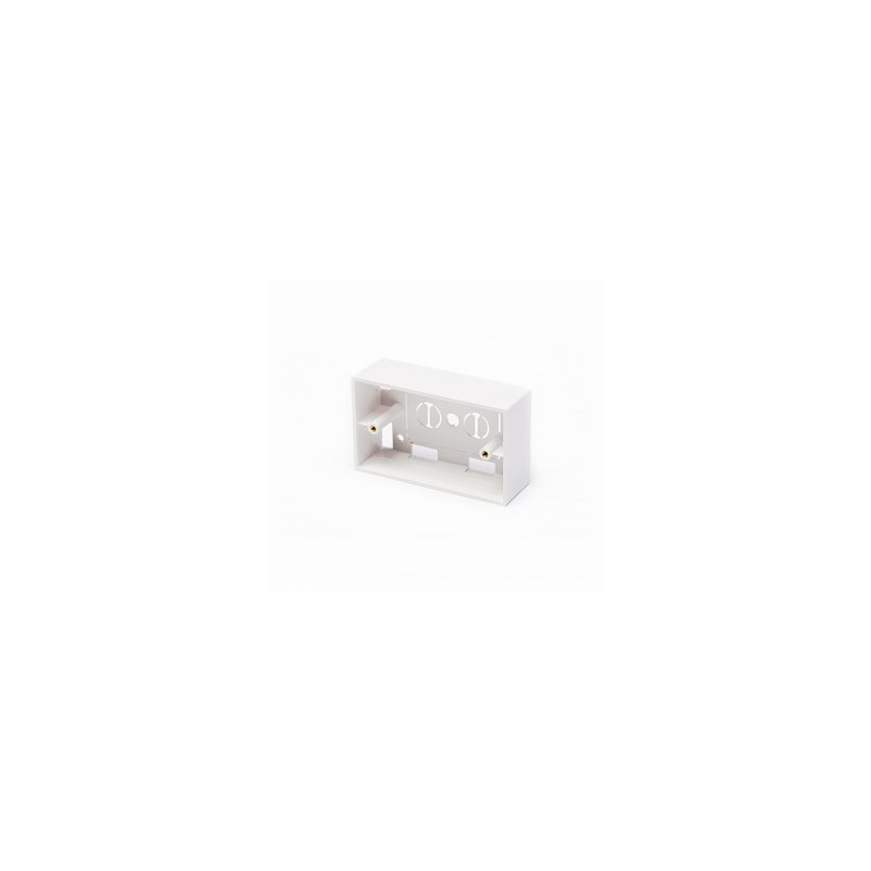 BOX IN PLASTICA 503 PER PLACCHE A MURO - BIANCO (NW-BOX503-WH)