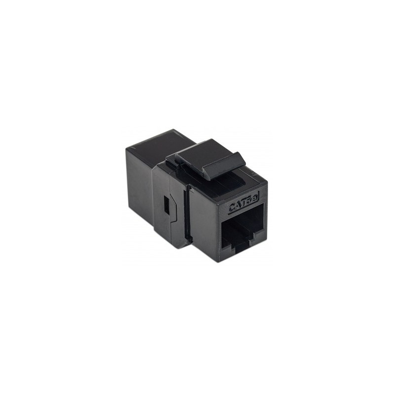 ACCOPPIATORE KEYSTONE JACK RJ45 CAT.6E NERO (NW-KU6P-BK)