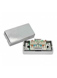 BOX DI GIUNZIONE IN METALLO CAT.5 SILVER (NW-MBJS5-SL)