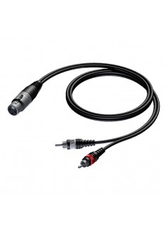 CAVO AUDIO XLR F / 2xRCA M (CAB 704-3) 3MT
