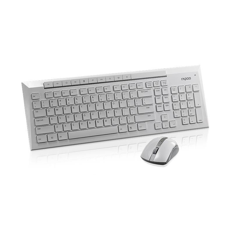 KIT E8200WH-IT TASTIERA + MOUSE WIRELESS BIANCA
