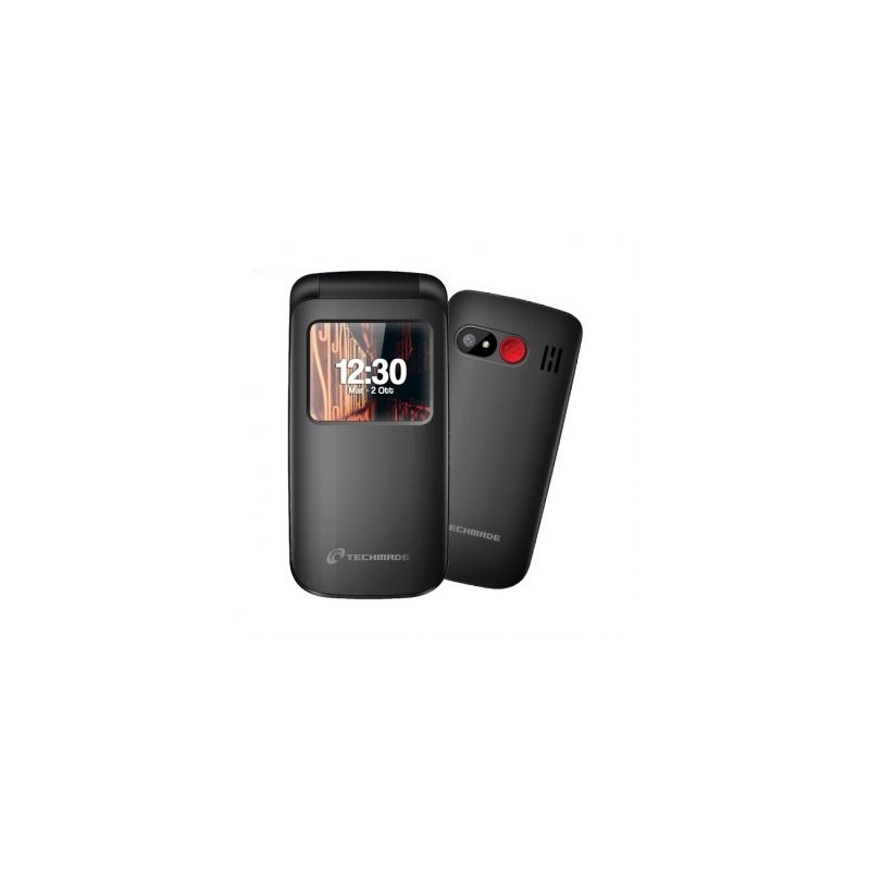 CELLULARE SENIOR FLIP PHONE (T40-WH) NERO DUAL SIM