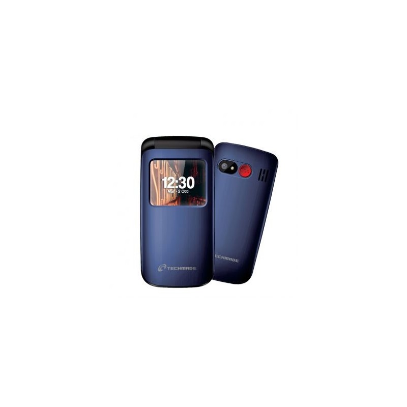 CELLULARE SENIOR FLIP PHONE (T40-BL) BLU DUAL SIM