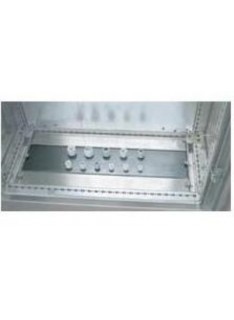 FLANGIA INGRESSO CAVI CIECA PER ARMADIO 19"