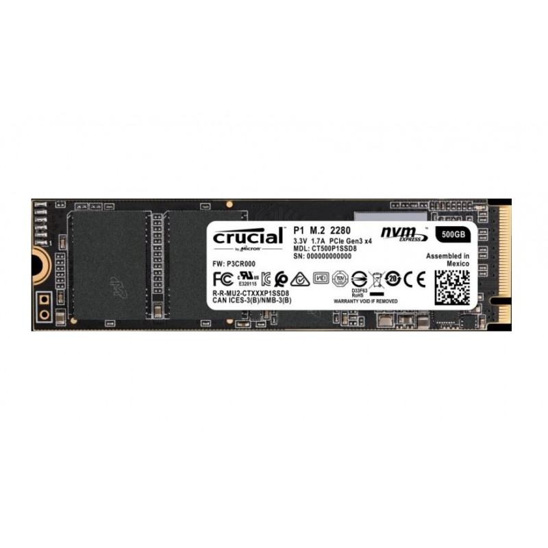 HARD DISK SSD 500GB P1 M.2 NVME (CT500P1SSD8)