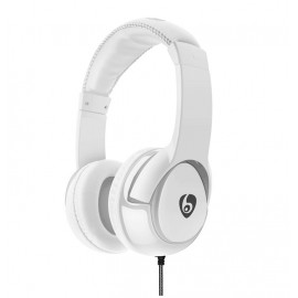 CUFFIA CON MICROFONO HT 32W BIANCA