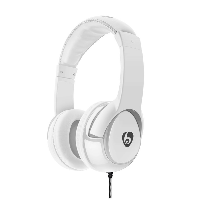 CUFFIA CON MICROFONO HT 32W BIANCA