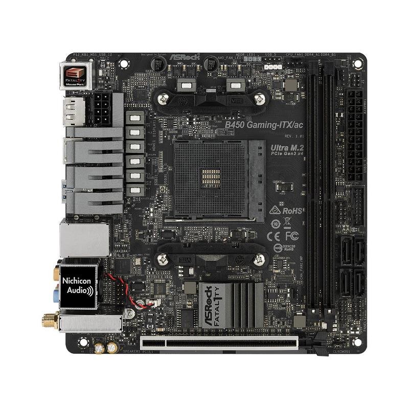 SCHEDA MADRE B450 GAMING-ITX/AC (90-MXB870-A0UAYZ) SK AM4