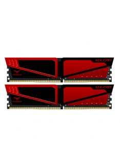 MEMORIA DDR4 VULCAN RED UD-D4 8GB PC2400 MHZ (2x4) (TLRED48G2400HC16DC01)
