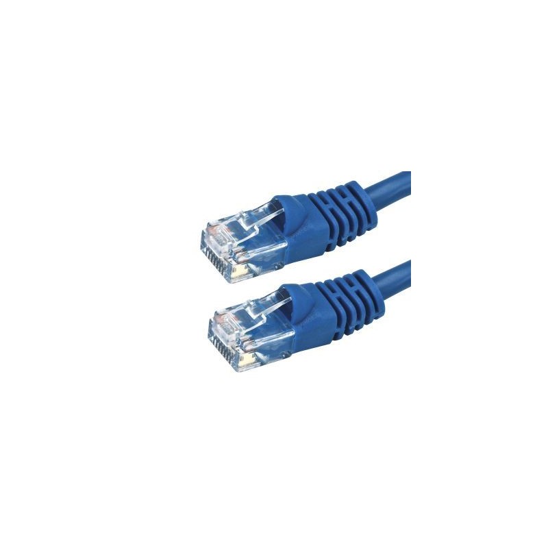 CAVO DI RETE DRITTO UTP CAT.6E 0.3MT (CV-PU6CCP-003-BL) BLU