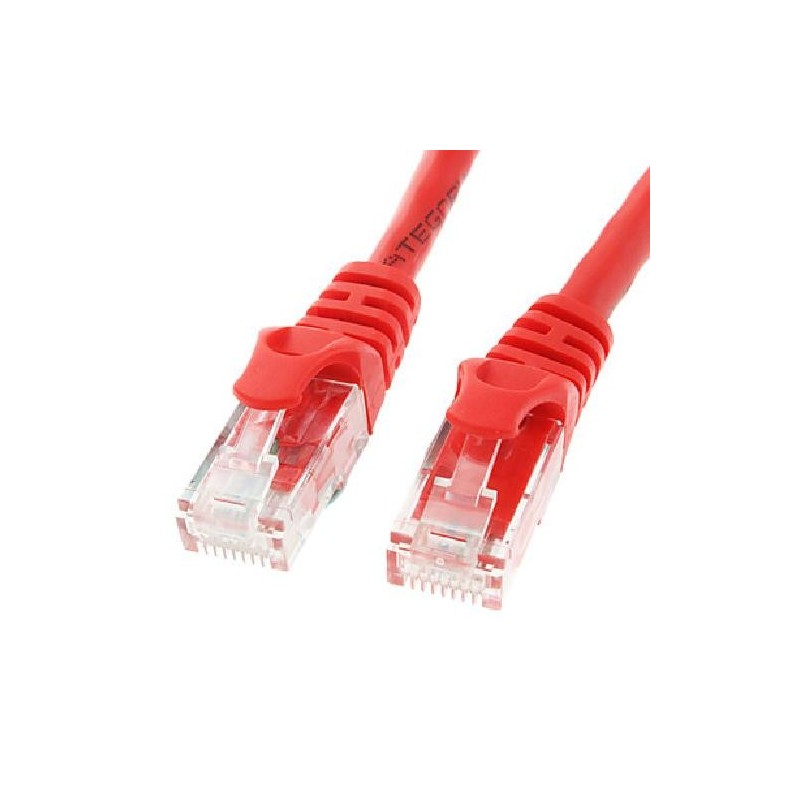 CAVO DI RETE DRITTO UTP CAT.6E 0.3MT (CV-PU6CCP-003-RD) ROSSO