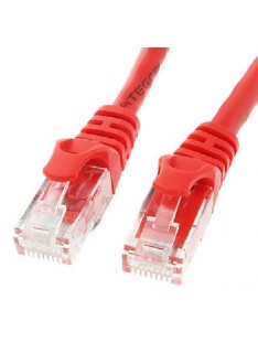 CAVO DI RETE DRITTO UTP CAT.6E 0.3MT (CV-PU6CCP-003-RD) ROSSO