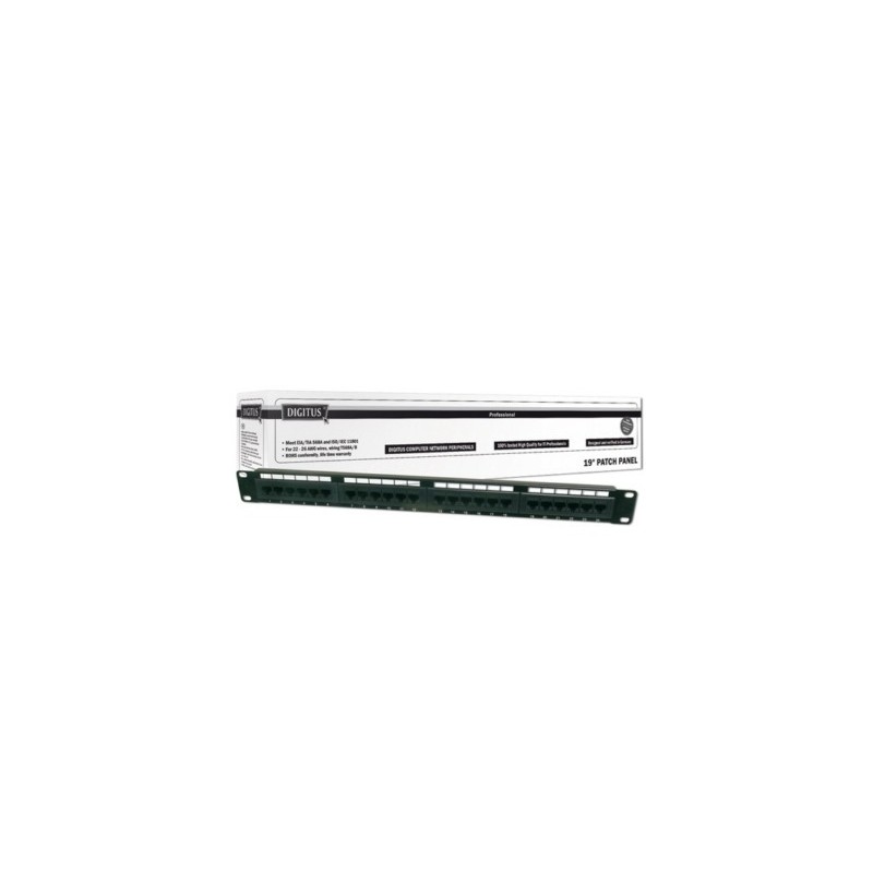PANNELLO PATCH 24 PORTE RJ45 1U UTP (DN91524U)