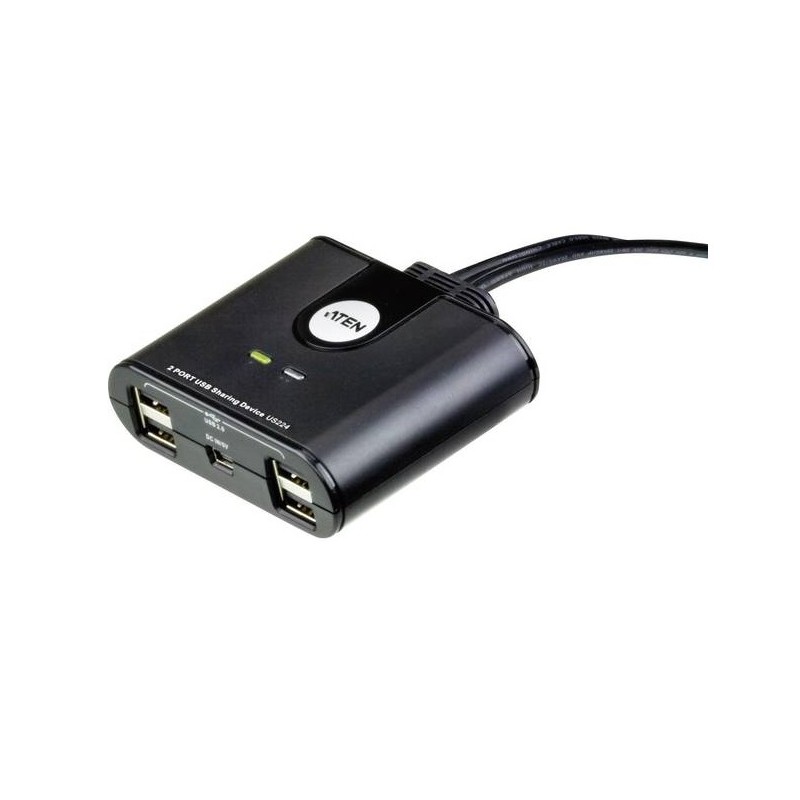 SWITCH KVM 2 PC CON 4 USB (US224-AT)