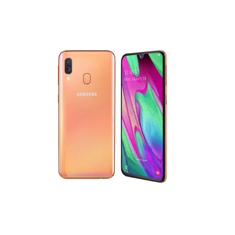 SMARTPHONE GALAXY A40 (A405F) CORAL DUAL SIM - GARANZIA ITALIA - BRAND OPERATORE