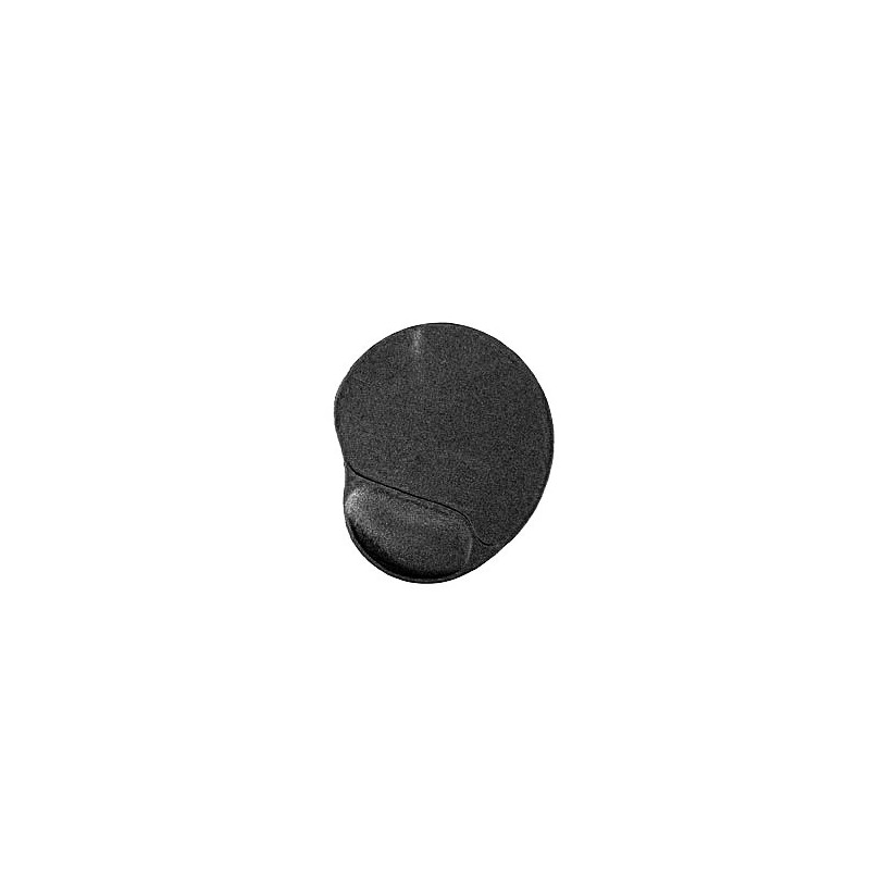 MOUSE PAD GEL CON POGGIA POLSO NERO (MP-GEL-BLACK)