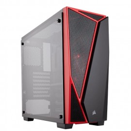 CASE GAMING CARBIDE SPEC-04 (CC-9011117-WW) NERO/ROSSO VETRO TEMPERATO