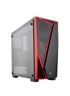 CASE GAMING CARBIDE SPEC-04 (CC-9011117-WW) NERO/ROSSO VETRO TEMPERATO