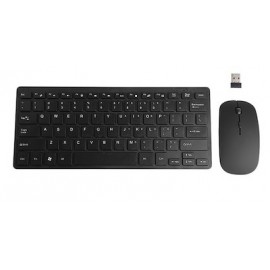 MINI TASTIERA + MOUSE WIRELESS NERO