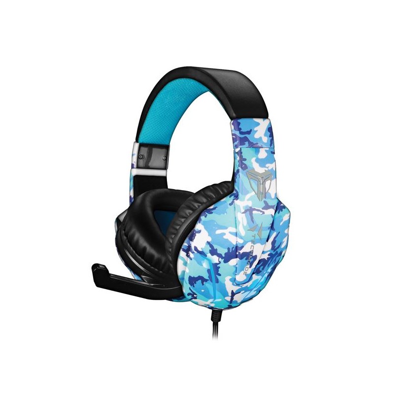 CUFFIE MICROFONO CAMOUFLAGE BLU (TM-FL1-CAMBLU) GAMING