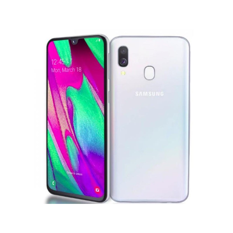 SMARTPHONE GALAXY A40 (A405F) BIANCO DUAL SIM - GARANZIA ITALIA