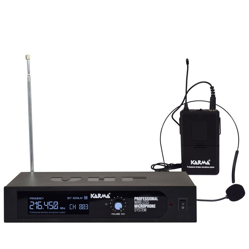 RADIOMICROFONO AD ARCHETTO VHF (SET 6250LAV-C)