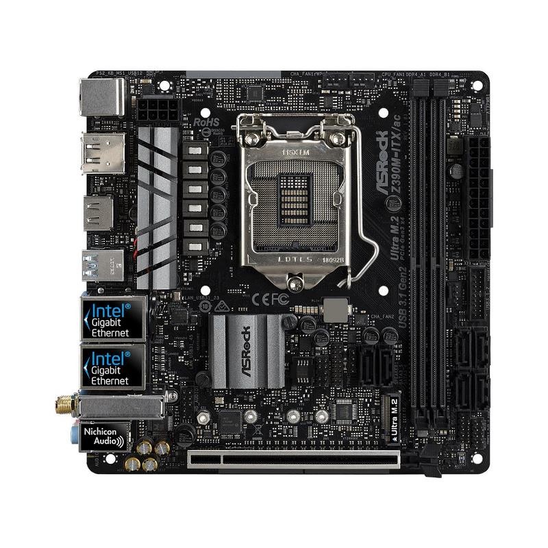 SCHEDA MADRE Z390M-ITX/AC (V2) (90-MXB6Q0-A0UAYZ) SK1151