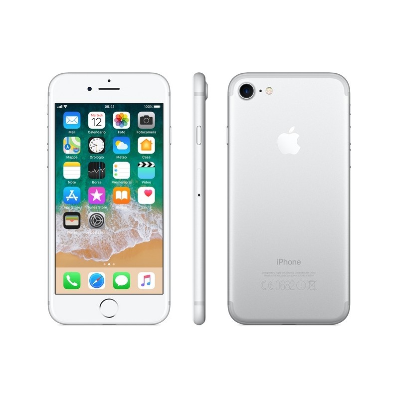 SMARTPHONE IPHONE 7 32GB SILVER (MN8Y2) - RICONDIZIONATO - GAR. 12 MESI - GRADO A+