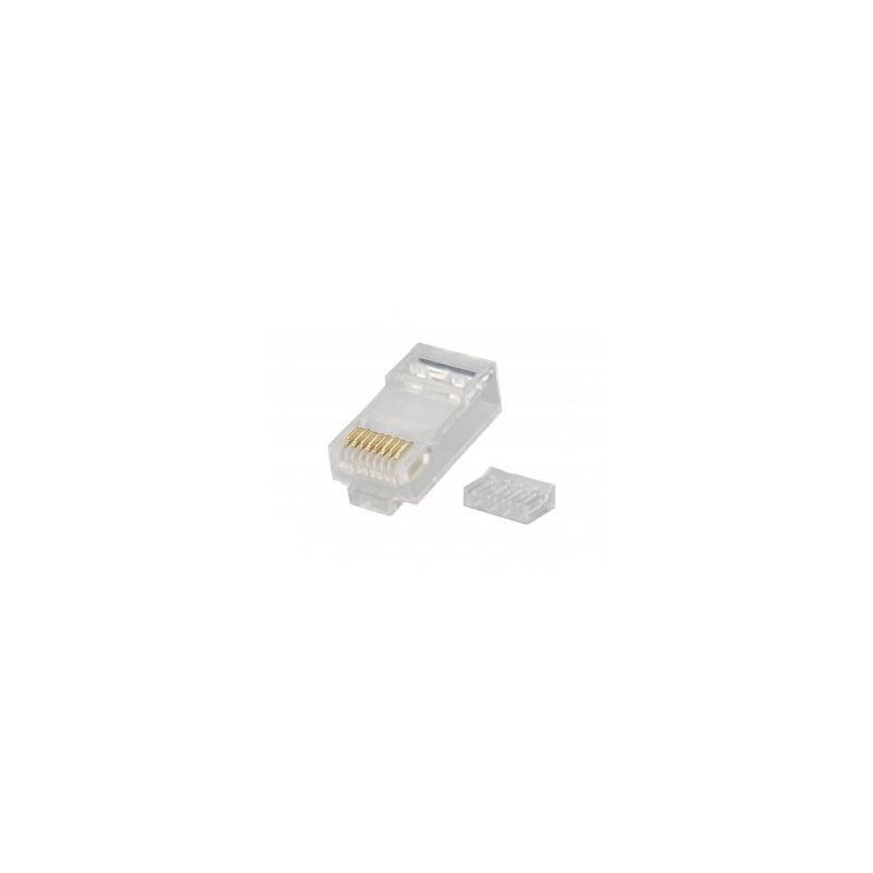 CONNETTORE PLUG RETE RJ45 8P CAT.6 UTP (CONF. 100PZ) (CV-LAN-027)