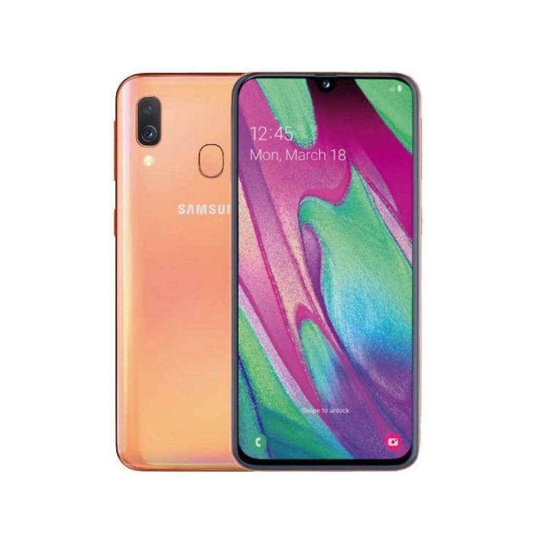 SMARTPHONE GALAXY A40 (A405F) CORAL DUAL SIM - GARANZIA ITALIA