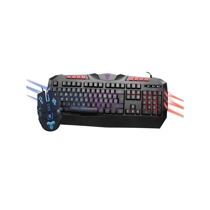 KIT TASTIERA E MOUSE PKL937-PG20 NERO GAMING