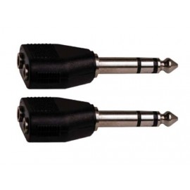 ADATTATORE AUDIO 3,5MM ST/2x 6,3MM ST (CA 8256) CONF. 2 PZ
