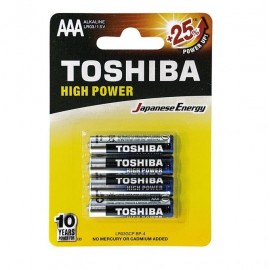 BATTERIE ALCALINE MINISTILO LR03 AAA CONF.4 PZ (TOS03)