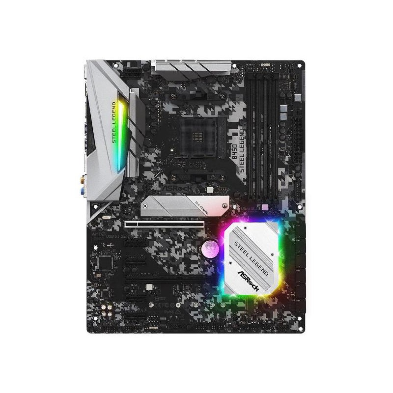 SCHEDA MADRE B450 STEEL LEGEND (90-MXBA00-A0UAYZ) SK AM4