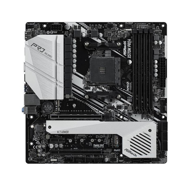SCHEDA MADRE X570M PRO 4 (90-MXBAS0-A0UAYZ) SK AM4